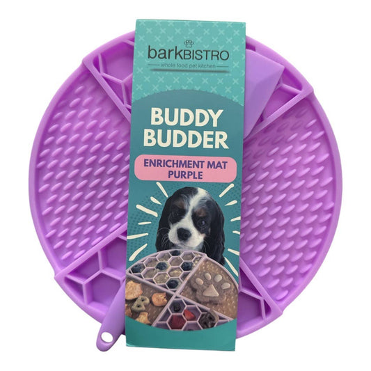 Bark Bistro Boredom Buster Lickimat Turquoise + Spatula