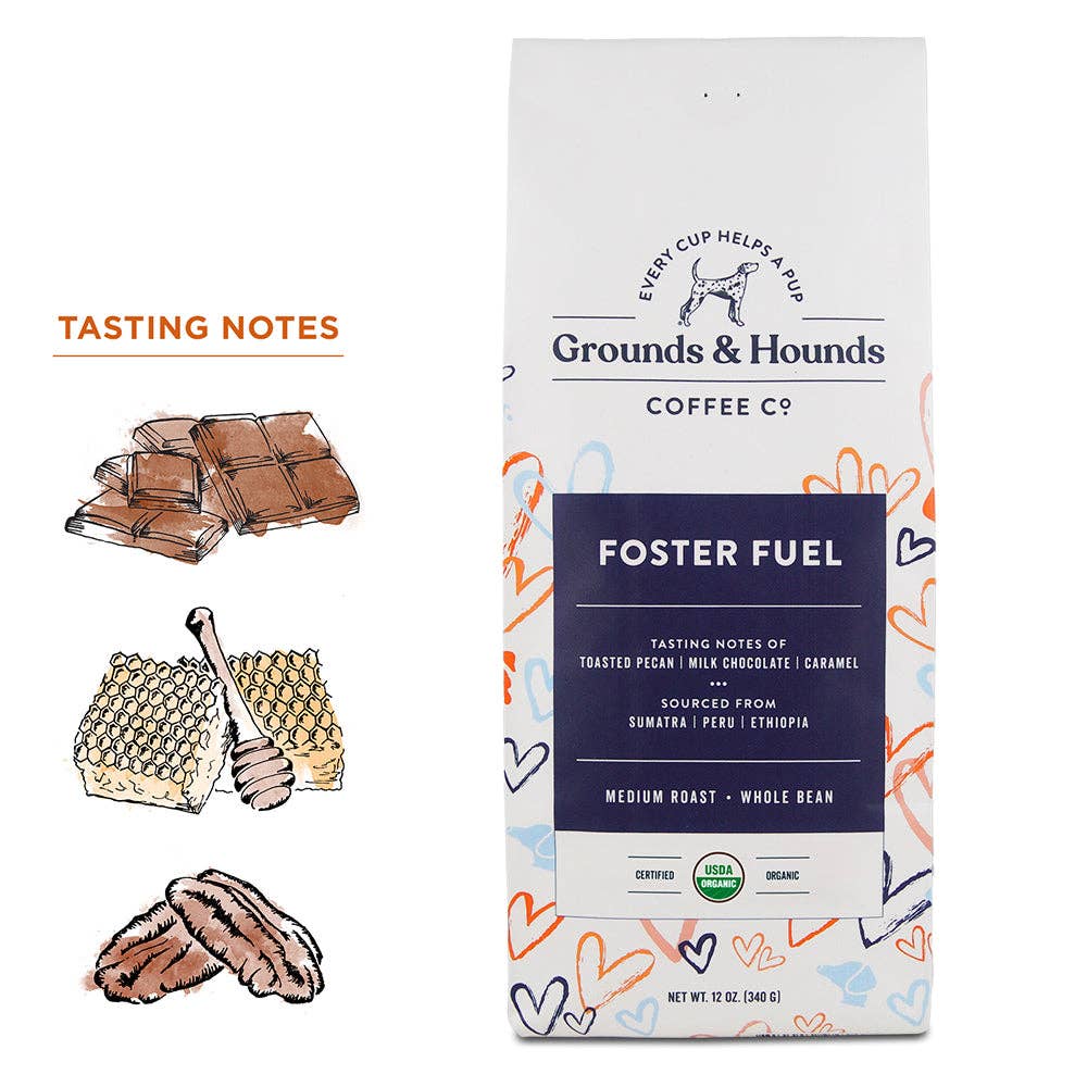 Foster Fuel Coffee: 12 oz. Ground Medium Roast