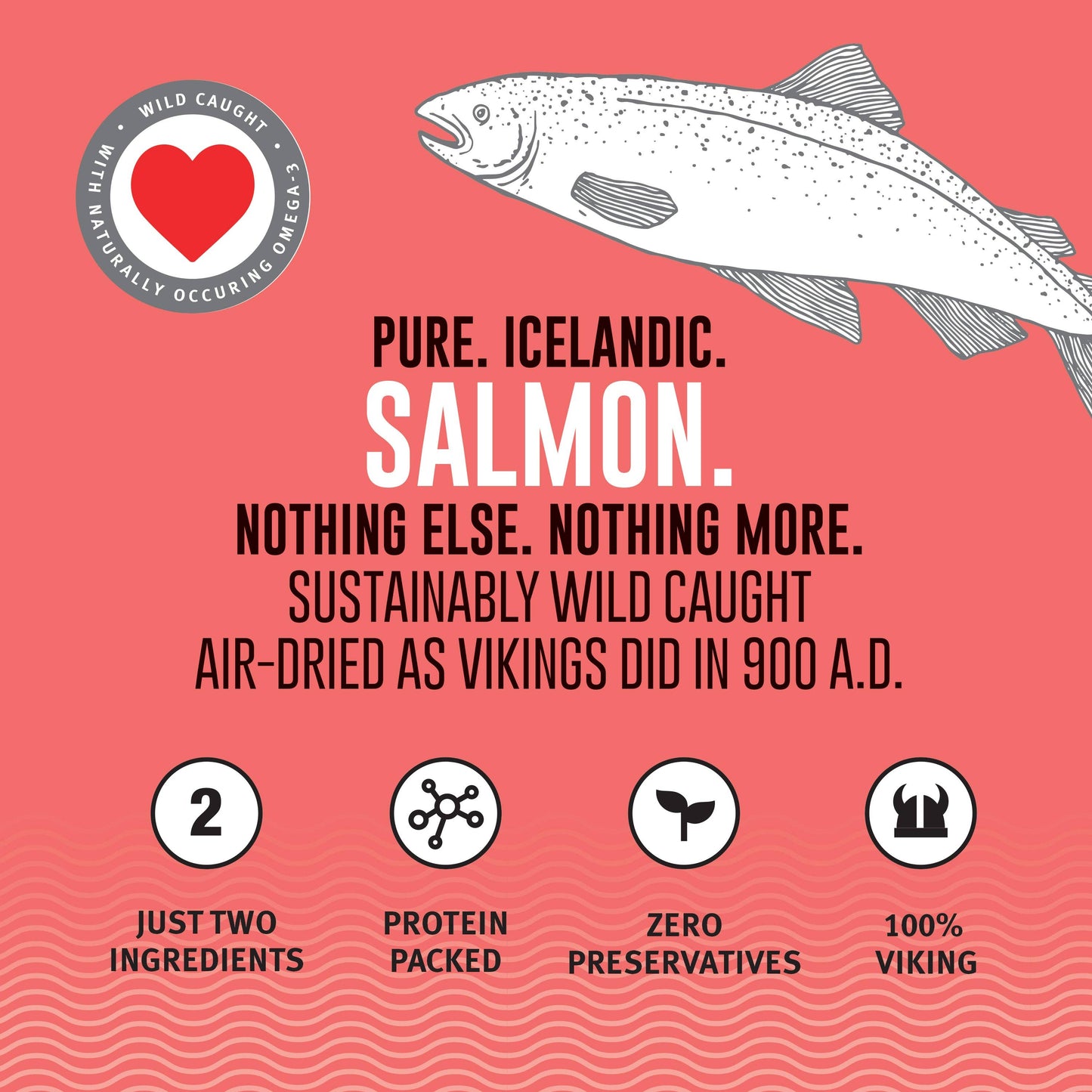 Icelandic+ Salmon Mini Fish Chips Dog Training Treats: 2.5-oz