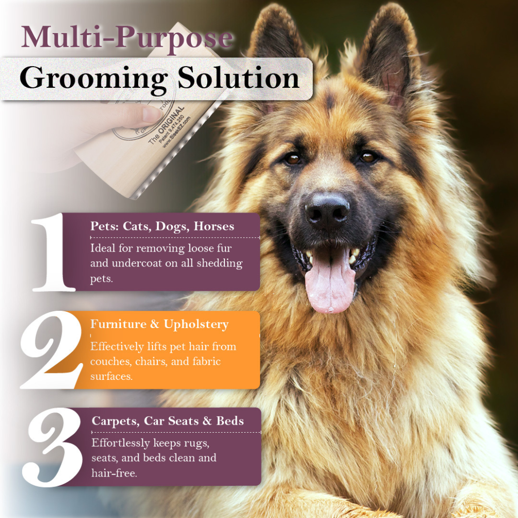 SleekEZ® Dog Brush for Shedding and Grooming (Medium-5 inch)