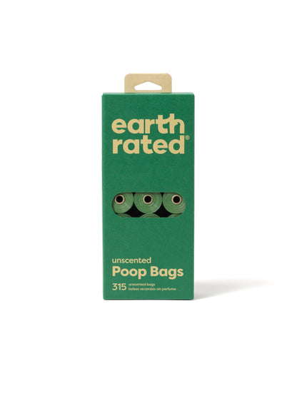 Earth Rated Unscented Poop Bags 315 bags on 21 Refill Rolls