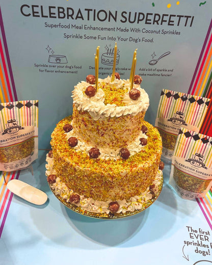 Lord Jameson Celebration SuperFetti Organic Dog Sprinkles - Food Topper
