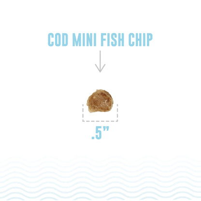 Icelandic+ Mini Cod Fish Chips for Training & Small Dogs: 2.5-oz