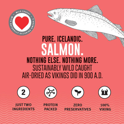 Icelandic+ Salmon Mini Fish Chips Dog Training Treats: 2.5-oz