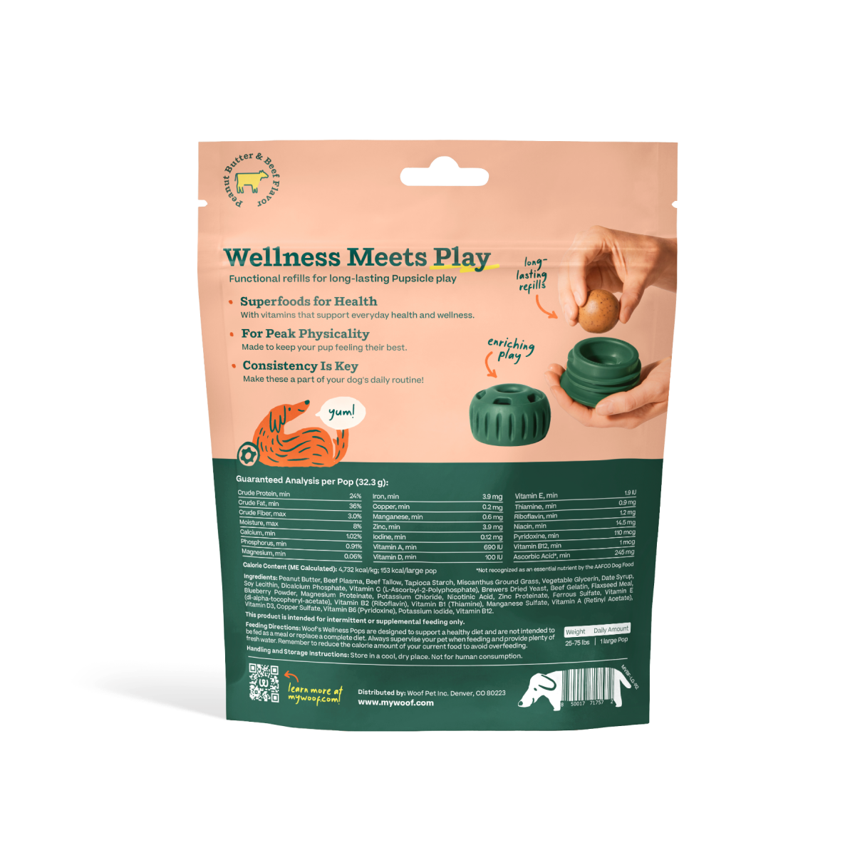 Woof: All-in-1 Wellness Pops: Small