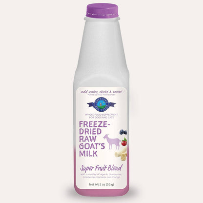Shepherd Boy Farms Freeze-Dried Raw Goat Milk Topper- Super Fruit Blend: Small