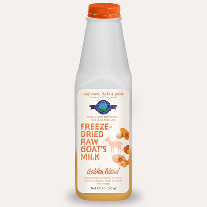 Shepherd Boy Farms Freeze-Dried Raw Goat Milk- Golden Blend: Small