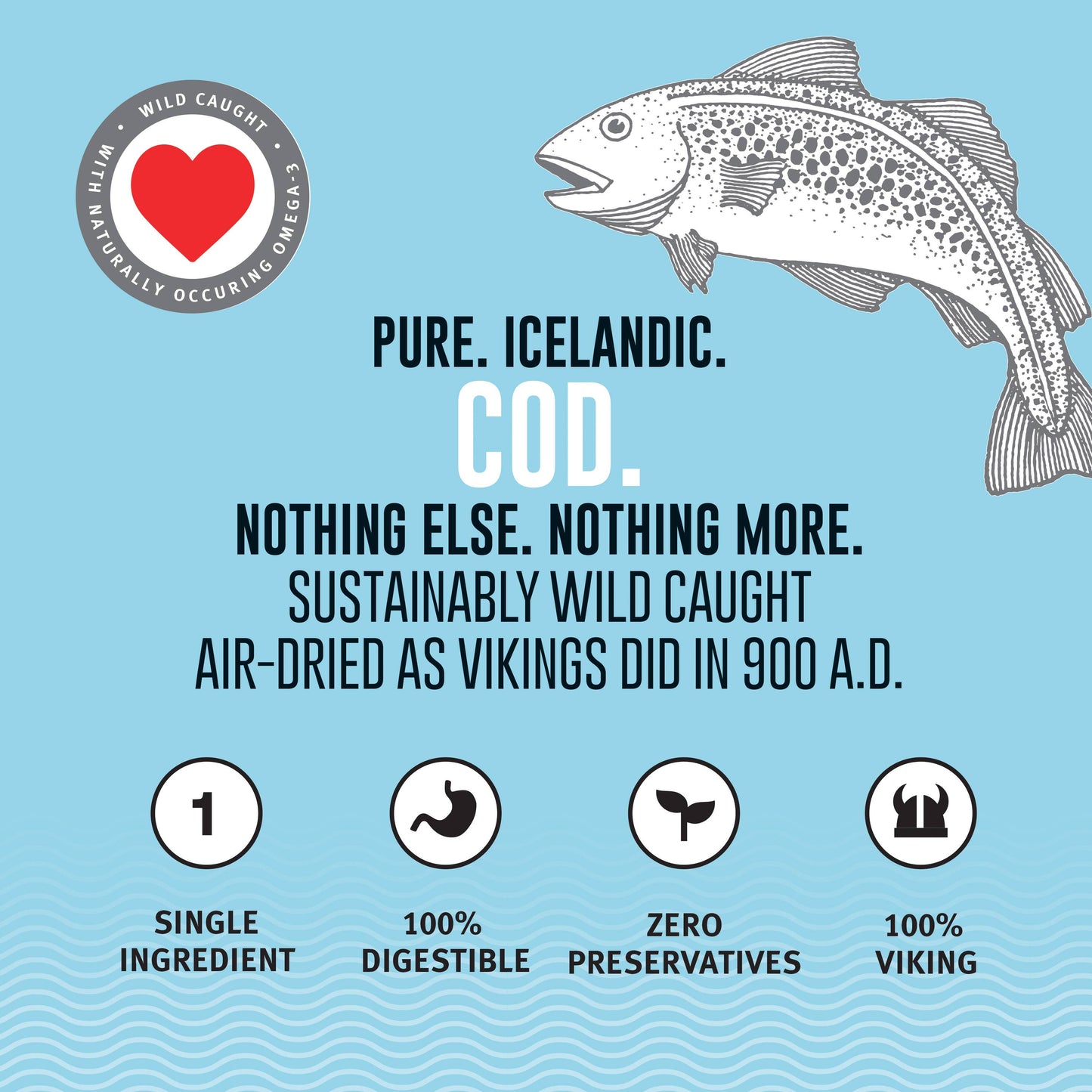 Icelandic+ Mini Cod Fish Chips for Training & Small Dogs: 2.5-oz