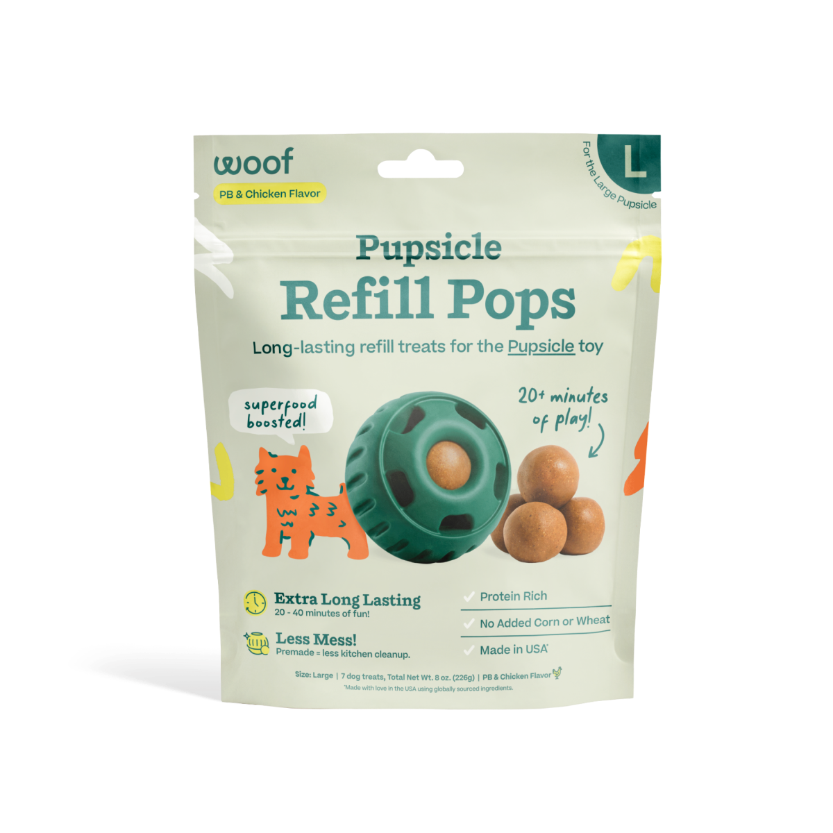 Woof: Pupsicle Pops: Beef / Extra Large
