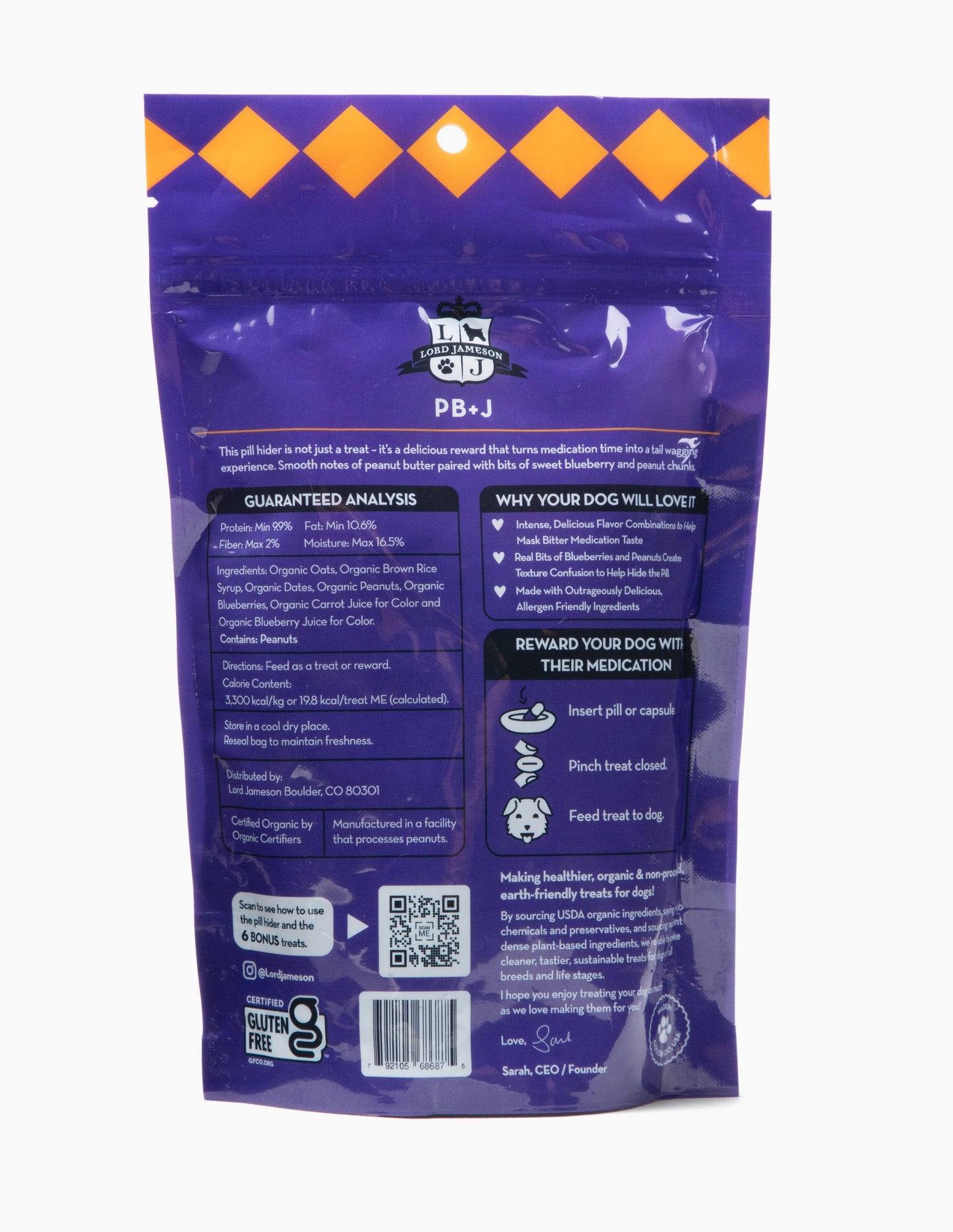 Lord Jameson Organic PB+J Pill Hider 6oz