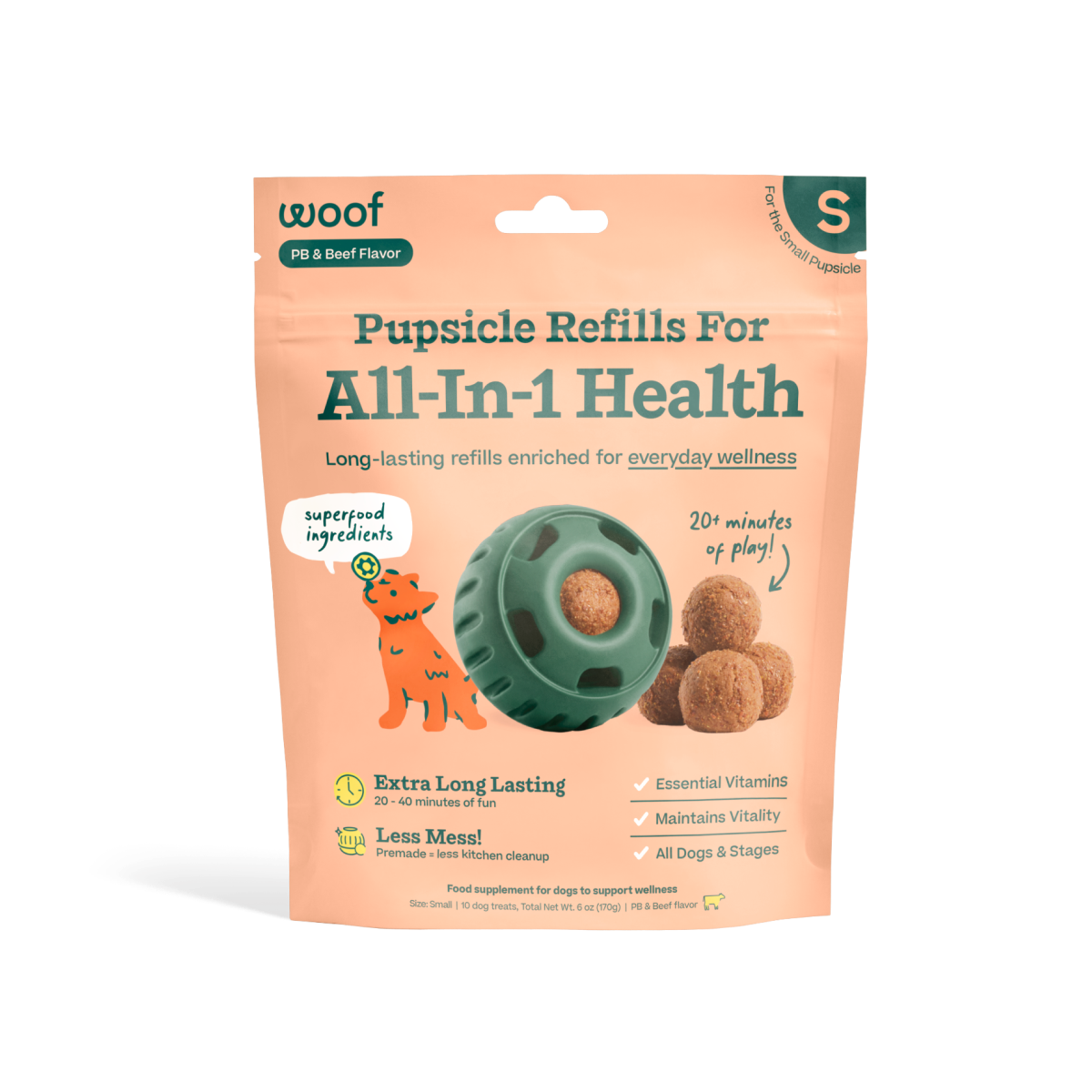 Woof: All-in-1 Wellness Pops: Small