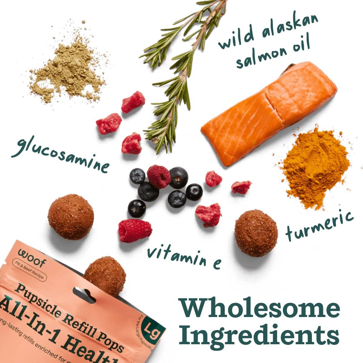 Woof: All-in-1 Wellness Pops: Extra Large