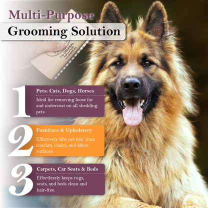 SleekEZ® Dog Brush for Shedding and Grooming (Medium-5 inch)
