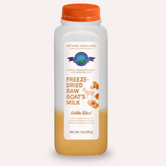 Shepherd Boy Farms Freeze-Dried Raw Goat Milk- Golden Blend: Small