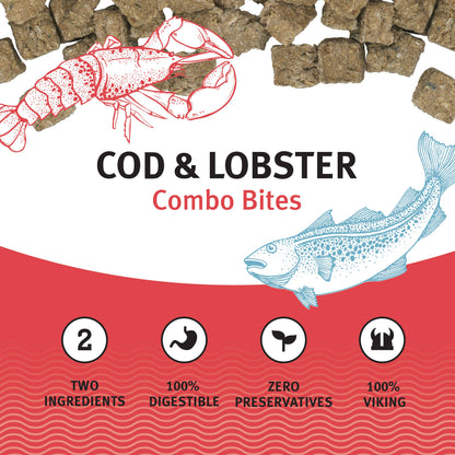 Icelandic+ Cod & Lobster Combo Bites Dog Treat 3.0-oz